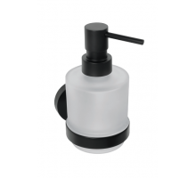 Bemeta, DARK дозатор мыла настенный, черный 104109100