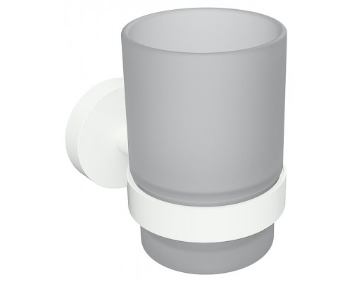 Bemeta, WHITE стакан настенный, белый