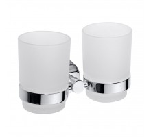 Bemeta, OMEGA стакан настенный, сдвоенный, хром 104110022