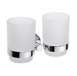 Bemeta, OMEGA стакан настенный, сдвоенный, хром 104110022