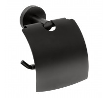 Bemeta, DARK держатель туалет. рулона с крышкой, черный 104112010