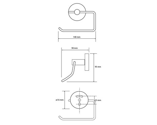 Bemeta, WHITE держатель туалет. рулона, белый