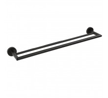 Bemeta, DARK полотенцедержатель двойной, черный 104204050