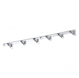 Bemeta, OMEGA крючок планка с 6-ю крючками, хром 104606112