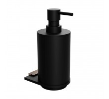 Bemeta, GALLA дозатор мыла настенный, черный/медное золото 108109010