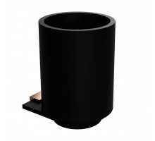 Bemeta, GALLA стакан, черный/медное золото 108110010