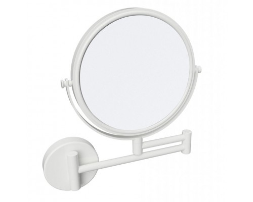 Bemeta, WHITE космет. зеркало настенное, D=190 мм, белый
