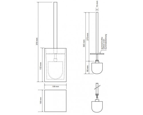 Bemeta, VISTA ёршик , синий