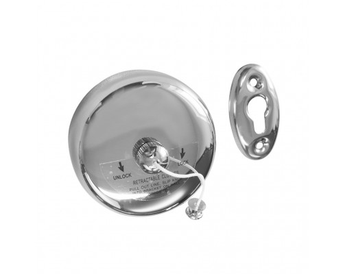 Bemeta, аксессуар веревка для белья настенная, хром