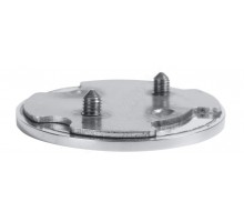 Bemeta, крепление для монтажа аксессуаров на стекло (кругл.) *, хром  