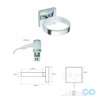 Bemeta, BETA держатель фена, хром 132117012