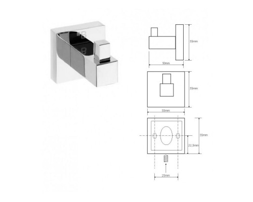Bemeta, BETA крючок, хром 132306172