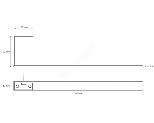 Bemeta, VIA полотенцедержатель для бумажных полотенец (правый), хром