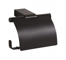 Bemeta, NERO держатель туалет. рулона с крышкой, черный 135012010