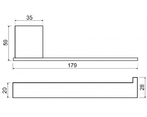 Bemeta, VIA держатель туалет. рулона правый, хром