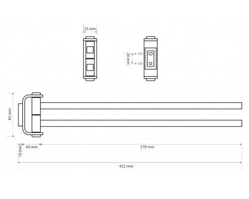Bemeta, SOLO полотенцедержатель двойной, поворотный, хром 139104102
