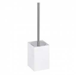 Bemeta, GAMMA ёршик квадратный, отдельностоящий, хром/белый  