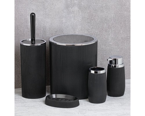Bemeta, HOME набор аксессуаров для ванных комнат (5 шт.), черный 290000208