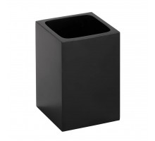 Bemeta, GAMMA стакан квадратный, отдельностоящий, черный 145611310