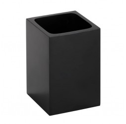 Bemeta, GAMMA стакан квадратный, отдельностоящий, черный 145611310