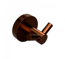 Bemeta, AMBER крючок двойной, кофе/матовый