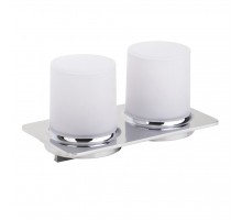 Bemeta, ORGANIC дозатор мыла двойной, нержавейка 157109271