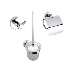 Bemeta, OMEGA набор аксессуаров для туалета, хром 204301
