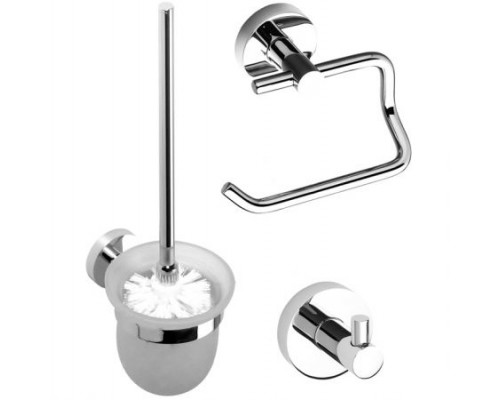 Bemeta, OMEGA набор аксессуаров для туалета, хром 204302