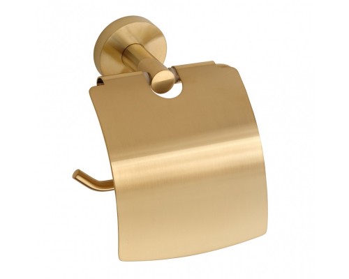 Bemeta, SABLO держатель туалет. рулона с крышкой, золото/матовый 160112010