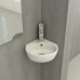Рукомойник Bocchi Milano 30x30 угловой , белый