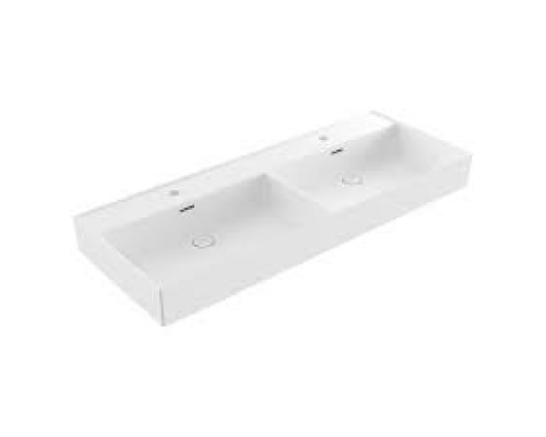 Раковина Bocchi Milano 120 см 1393-001-0132 белая (на 2 чаши)