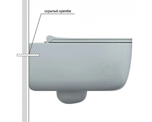 Унитаз подвесной Bocchi V-Tondo 1416-001-0129 с сиденьем Soft-close A0301-001