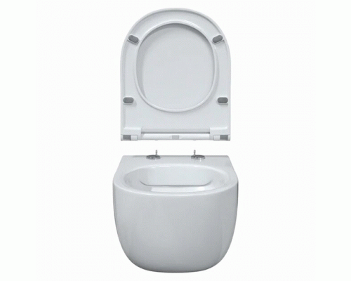 Унитаз подвесной Bocchi V-Tondo (49 см) 1417-001-0129 с сиденьем Slim Soft-close A0336-001