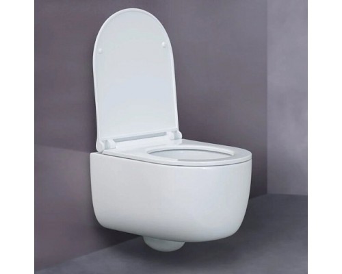 Унитаз подвесной Bocchi V-Tondo (49 см) 1417-001-0129 с сиденьем Slim Soft-close A0336-001