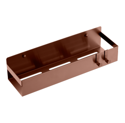 Boheme Полка подвесная + 2 крючка BRUSHED BRONZE 10965-BRB