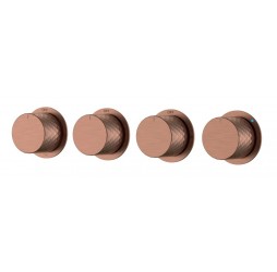Boheme Смеситель встроенный STICK DIAMOND BRUSHED BRONZE 5-проходной 124-5-BRB.1