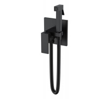 Смеситель гигиенический Qubic Matt Black 477-B