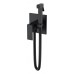 Смеситель гигиенический Qubic Matt Black 477-B