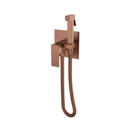 Смеситель гигиенический Qubic Bronze 477-BR