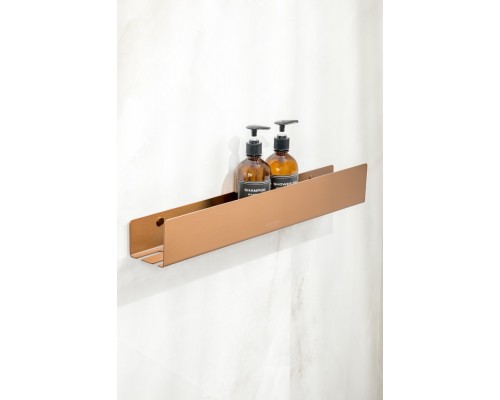 Полка подвесная 60см BRUSHED BRONZE