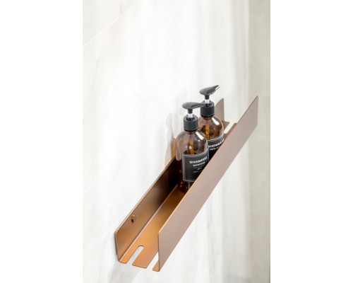 Полка подвесная 60см BRUSHED BRONZE