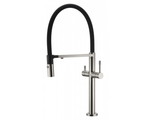 Boheme Смеситель для Кухни с краном для питьевой воды Uno CHROME 115-CR