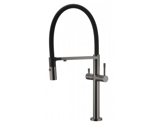 Boheme Смеситель для Кухни с краном для питьевой воды Uno CHROME 115-CR