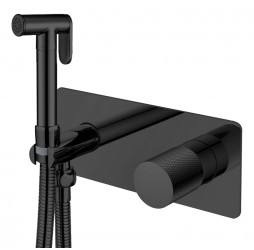 Boheme Смеситель гигиенический, Stick Diamond Black 127-BB.2