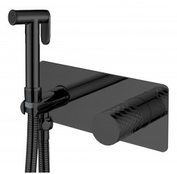 Boheme Смеситель гигиенический, Stick Diamond Black 127-BB