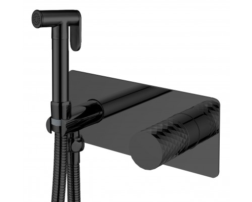 Boheme Смеситель гигиенический, Stick Diamond Black 127-BB