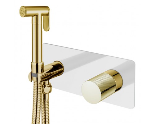 Boheme Смеситель гигиенический, Stick Diamond White Gold 127-WG.2
