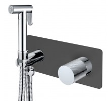 Boheme Смеситель гигиенический, Stick Diamond Black Chrom 127-BCR.2