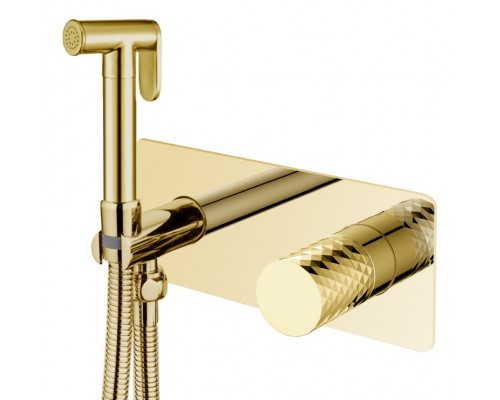 Boheme Смеситель гигиенический, Stick Diamond Gold 127-GG