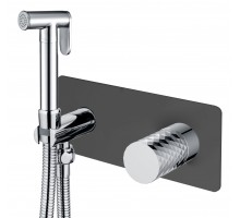 Boheme Смеситель гигиенический, Stick Diamond Black Chrom 127-BCR